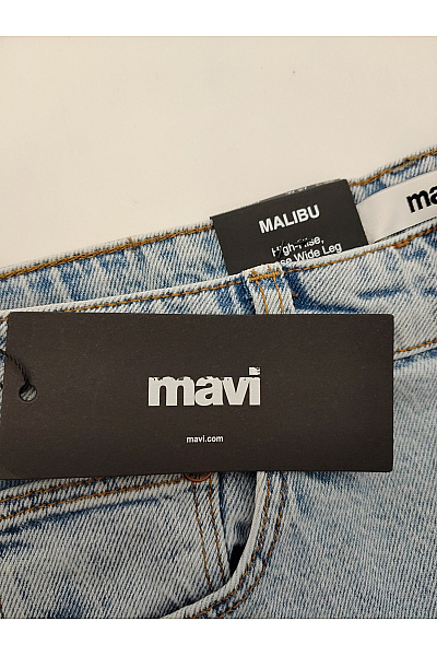 MAVI Dámské modré džíny s vysokým pasem a širokými nohavicemi Vel. 27 / 34 | MAVI | obrázek 5