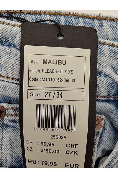 MAVI Dámské modré džíny s vysokým pasem a širokými nohavicemi Vel. 27 / 34 | MAVI | obrázek 6