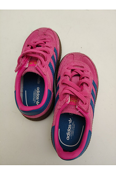 ADIDAS tenisky Dětské růžové semišové šněrovací volnočasové Vel. EU 24 | ADIDAS | obrázek 7