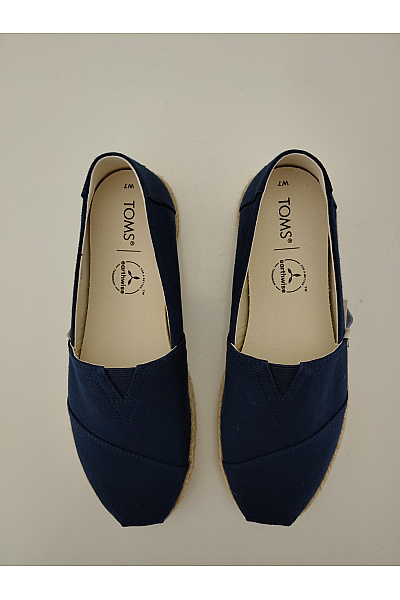 TOMS Dámské modré espadrilky nazouvací letní vycházkové Vel. US 7 | TOMS | obrázek 4