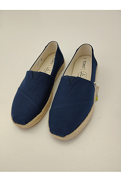 TOMS Dámské modré espadrilky nazouvací letní vycházkové Vel. US 7 | TOMS | obrázek 7