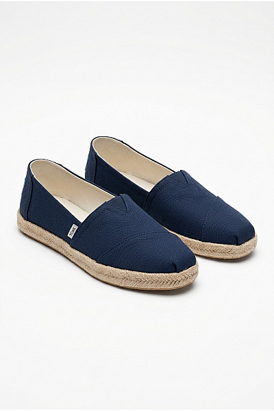 TOMS Dámské Modré Espadrilky Nazouvací Letní Vycházkové Vel. US 7