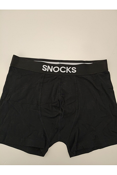 Snocks Pánské černé bavlněné boxerky regular fit | snocks | obrázek 5