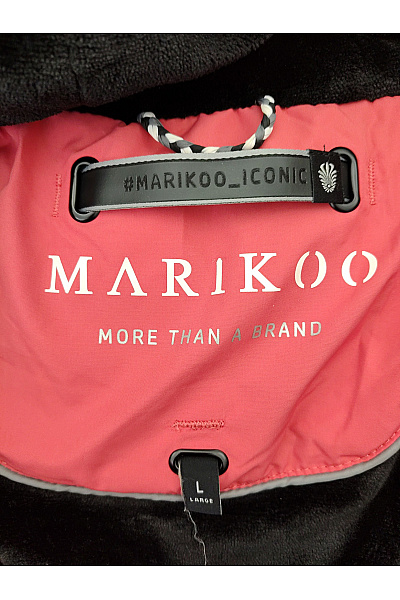 MARIKOO Dámská dlouhá prošívaná zimní bunda s kapucí Vel. L | MARIKOO | obrázek 7