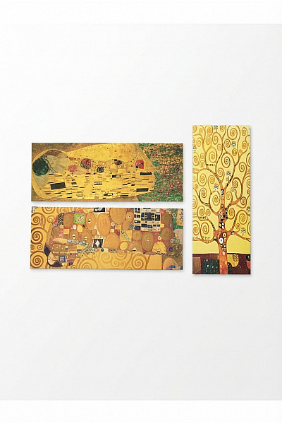Sada Záložek Do Knih Gustav Klimt Umělecký Styl