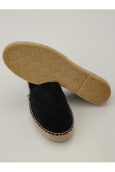 SELECTED Černé dámské semišové espadrilky nazouvací letní Vel. EU 41 | SELECTED | obrázek 3