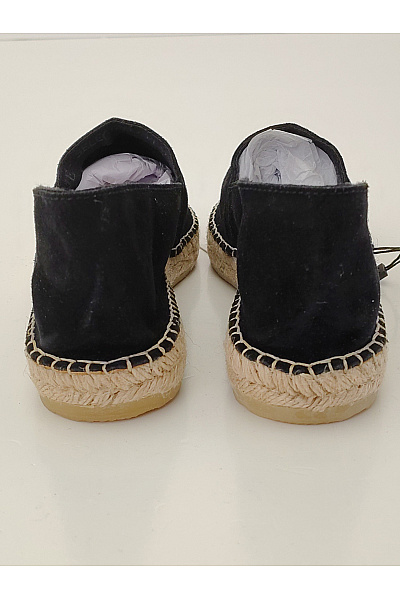 SELECTED Černé dámské semišové espadrilky nazouvací letní Vel. EU 41 | SELECTED | obrázek 8