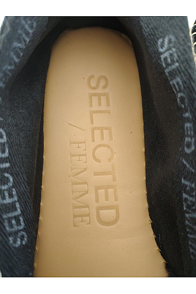 SELECTED Černé dámské semišové espadrilky nazouvací letní Vel. EU 41 | SELECTED | obrázek 9
