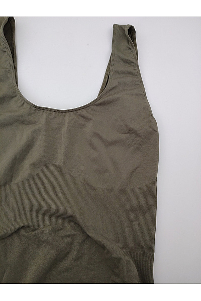 Mama licious Dámské funkční tílko Khaki slim fit Velikost XS | mama licious | obrázek 3