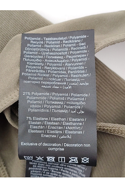 Mama licious Dámské funkční tílko Khaki slim fit Velikost XS | mama licious | obrázek 6