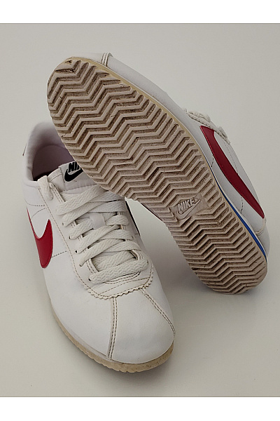Nike Dámské tenisky WMNS Classic Cortez Leather Bílé Červené Vel. 38 | Nike | obrázek 3