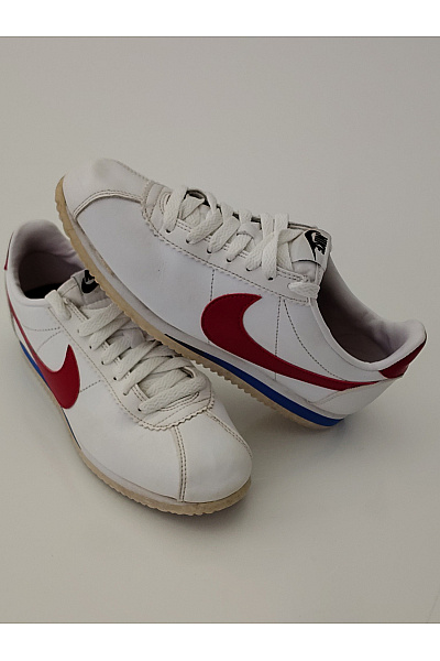 Nike Dámské tenisky WMNS Classic Cortez Leather Bílé Červené Vel. 38 | Nike | obrázek 4