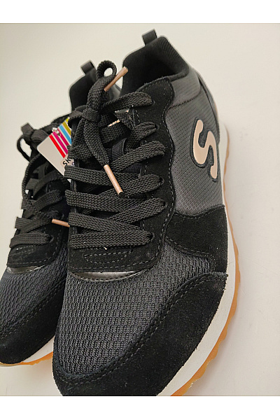 SKECHERS Dámské tenisky OG 85 - Goldn Gurl Černé Zlaté Velikost EU 39 | SKECHERS | obrázek 6