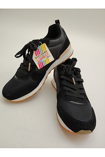 SKECHERS Dámské tenisky OG 85 - Goldn Gurl Černé Zlaté Velikost EU 39 | SKECHERS | obrázek 9
