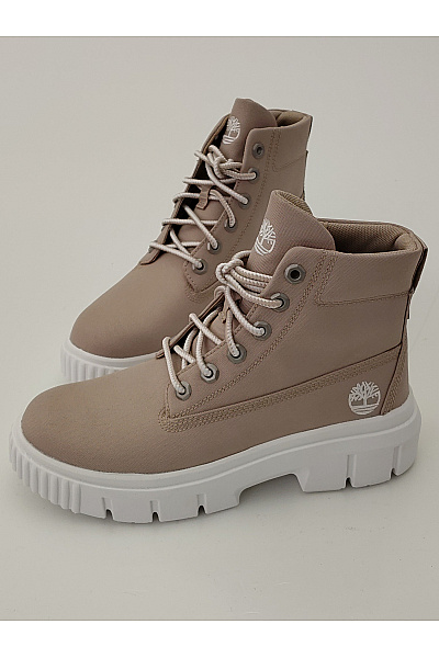 Timberland Béžové kotníkové boty na platformě se šněrováním Velikost EU 38 | Timberland | obrázek 4