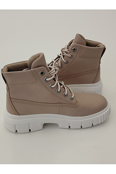 Timberland Béžové kotníkové boty na platformě se šněrováním Velikost EU 38 | Timberland | obrázek 5