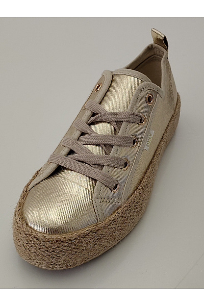 ONLY Zlaté dámské espadrilky na platformě šněrovací Velikost EU 37 | ONLY | obrázek 7