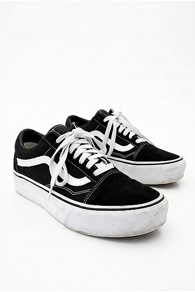 Vans Pánské Tenisky Old Skool Platform Černobílé Velikost 41