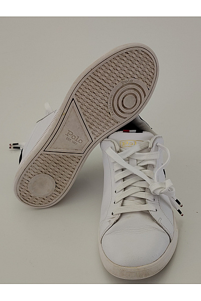 Ralph Lauren Pánské tenisky Polo Heritage Court II Bílé Modré Velikost US 8 | Ralph Lauren | obrázek 6