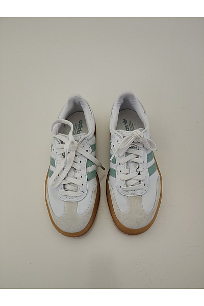 ADIDAS Dámské tenisky Sambae Bílé Béžové Zelené Vel. US 6 | ADIDAS | obrázek 4