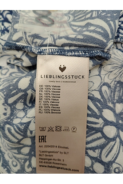 LIEBLINGSSTÜCK Dámská vzorovaná halenka s krátkým rukávem | LIEBLINGSSTÜCK | obrázek 9