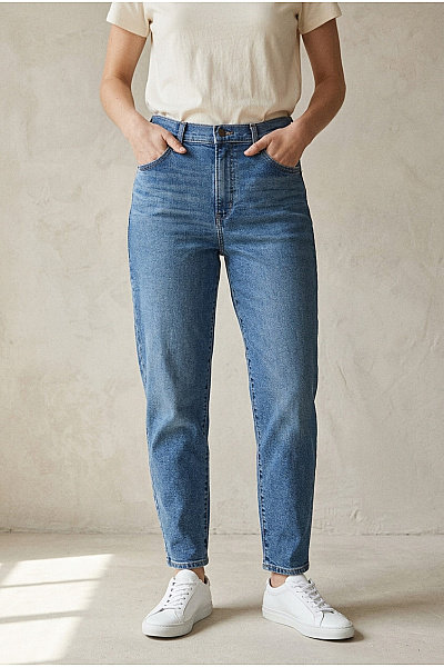 LEVIS Dámské Bavlněné Mom Džíny S Vysokým Pasem Vel. US 31