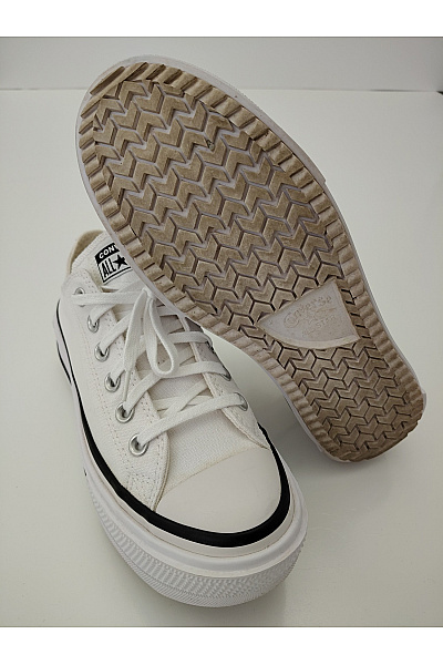 CONVERSE tenisky Bílé dámské na vysoké platformě šněrovací volnočasové Vel. EU 39.5 | CONVERSE | obrázek 3