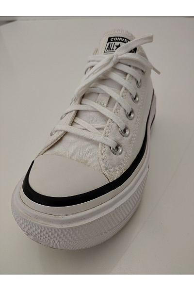 CONVERSE tenisky Bílé dámské na vysoké platformě šněrovací volnočasové Vel. EU 39.5 | CONVERSE | obrázek 6