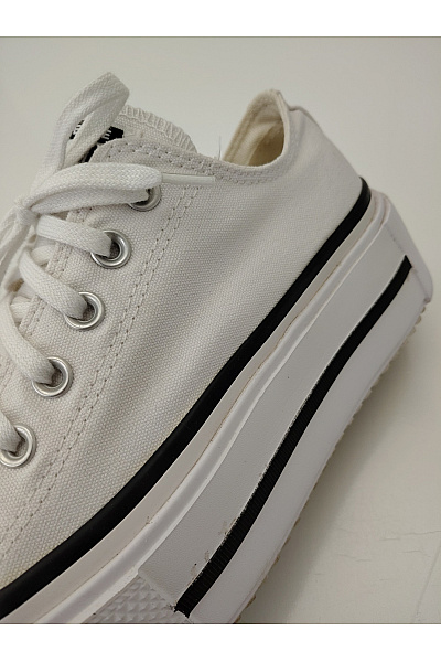 CONVERSE tenisky Bílé dámské na vysoké platformě šněrovací volnočasové Vel. EU 39.5 | CONVERSE | obrázek 7