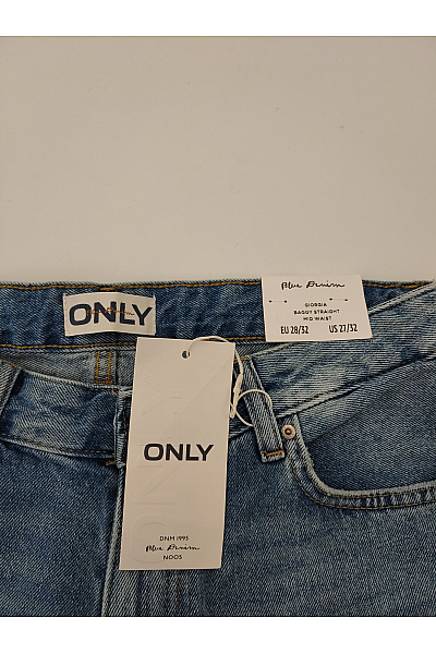 ONLY Dámské bavlněné široké džíny s vysokým pasem Velikost EU 28/32 | ONLY | obrázek 6