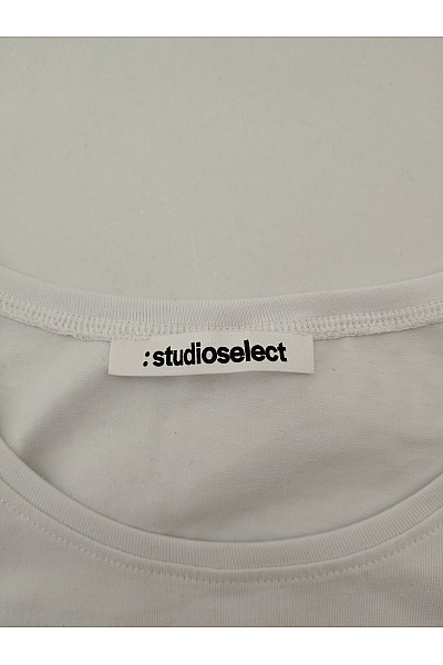 Bílé bavlněné dámské tílko basic s kulatým výstřihem Vel. S | Unimoda | obrázek 4