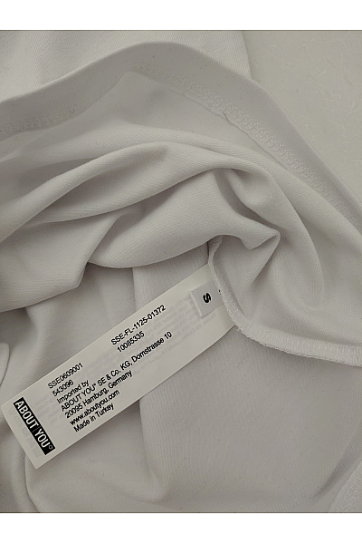 Bílé bavlněné dámské tílko basic s kulatým výstřihem Vel. S | Unimoda | obrázek 5