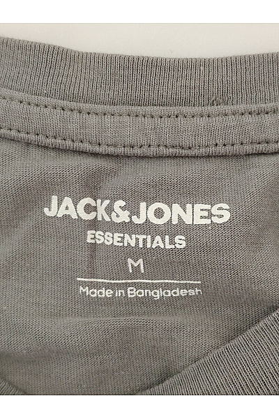 JACK & JONES Pánské khaki bavlněné tričko s krátkým rukávem a potiskem Vel. M | JACK & JONES | obrázek 6