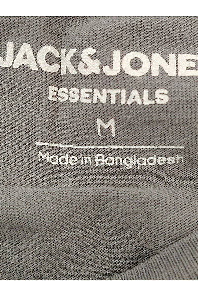 JACK & JONES Pánské khaki bavlněné tričko s krátkým rukávem a potiskem Vel. M | JACK & JONES | obrázek 7