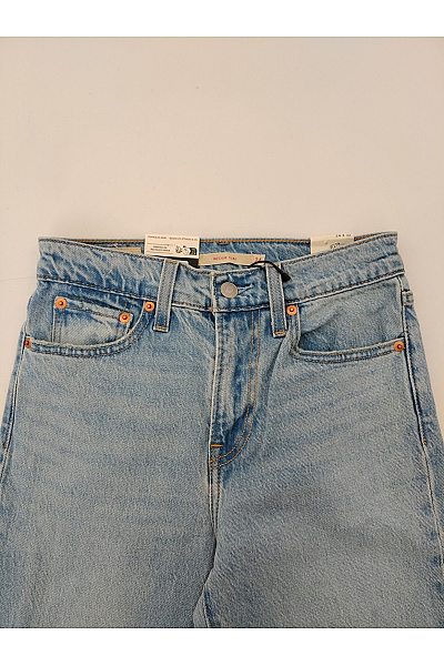 LEVIS Dámské bavlněné džíny s vysokým pasem rovné Vel. US 24 X 32 | LEVIS | obrázek 4