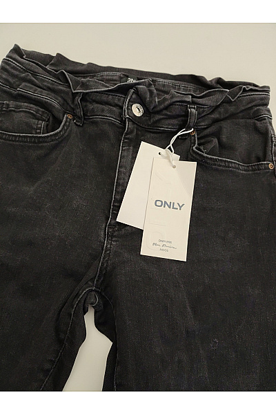ONLY Dámské černé bavlněné džíny s vysokým pasem Velikost XL | ONLY | obrázek 5