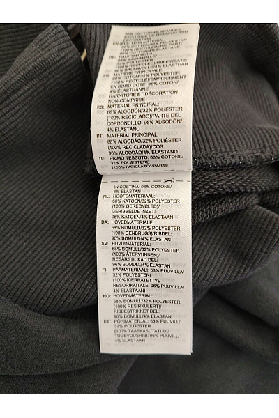 ADIDAS Dámské černé bavlněné zvonové kalhoty s vysokým pasem Velikost US XL | ADIDAS | obrázek 6
