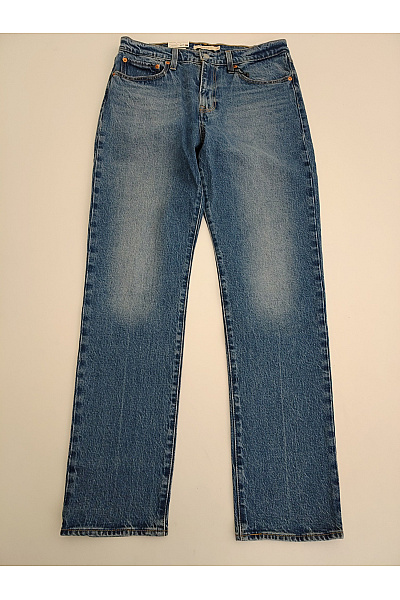 LEVIS Dámské modré bavlněné džíny rovné klasické Velikost US 30 x 32 | LEVIS | obrázek 2