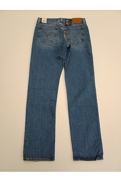 LEVIS Dámské modré bavlněné džíny rovné klasické Velikost US 30 x 32 | LEVIS | obrázek 3