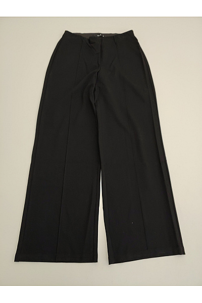 VERO MODA Černé široké elegantní kalhoty s vysokým pasem Vel. US L/32 | VERO MODA | obrázek 2