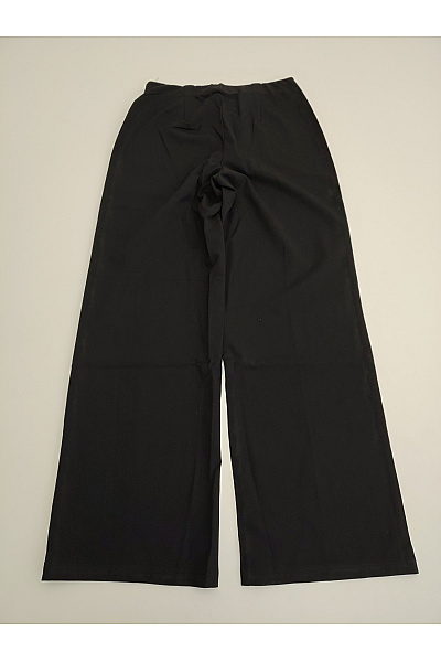 VERO MODA Černé široké elegantní kalhoty s vysokým pasem Vel. US L/32 | VERO MODA | obrázek 4