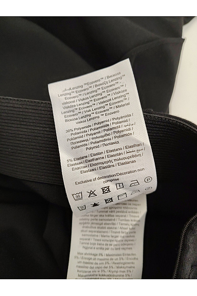 VERO MODA Černé široké elegantní kalhoty s vysokým pasem Vel. US L/32 | VERO MODA | obrázek 7