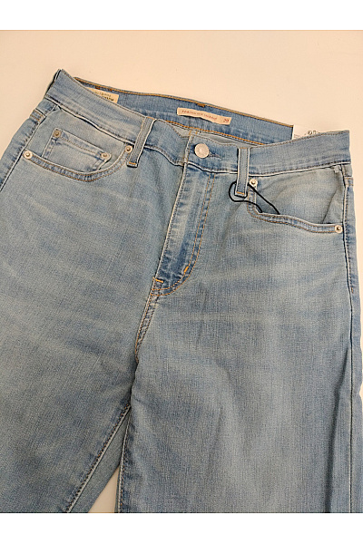 LEVIS Dámské bavlněné džíny rovné seprané Velikost US 29 | LEVIS | obrázek 5