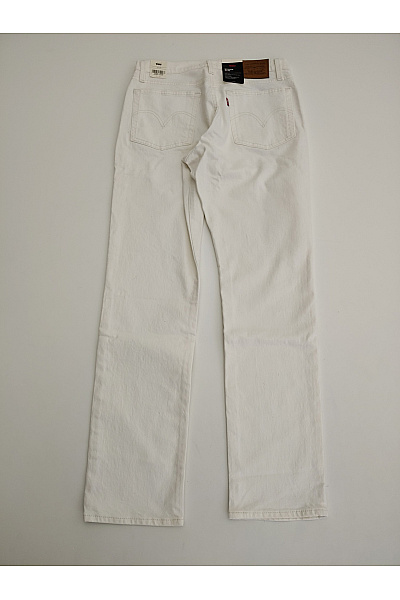 LEVIS Dámské bílé bavlněné džíny rovné klasické | LEVIS | obrázek 3