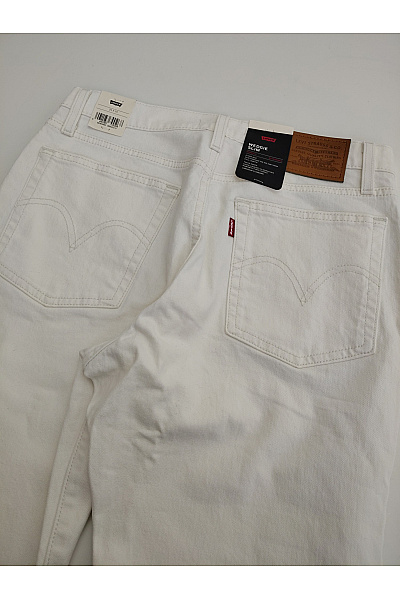 LEVIS Dámské bílé bavlněné džíny rovné klasické | LEVIS | obrázek 4
