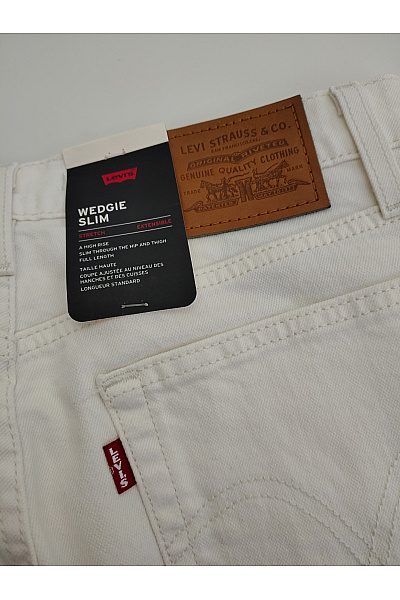 LEVIS Dámské bílé bavlněné džíny rovné klasické | LEVIS | obrázek 5