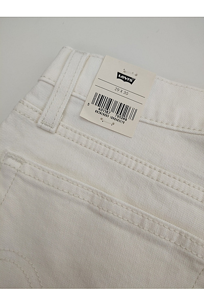 LEVIS Dámské bílé bavlněné džíny rovné klasické | LEVIS | obrázek 6