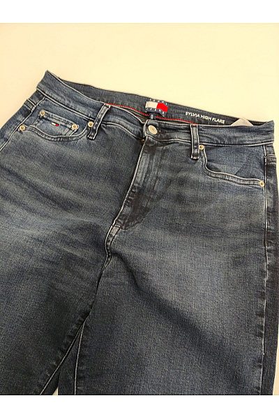 TOMMY HILFIGER Dámské bavlněné zvonové džíny s vysokým pasem Velikost 32/30 | TOMMY HILFIGER | obrázek 4