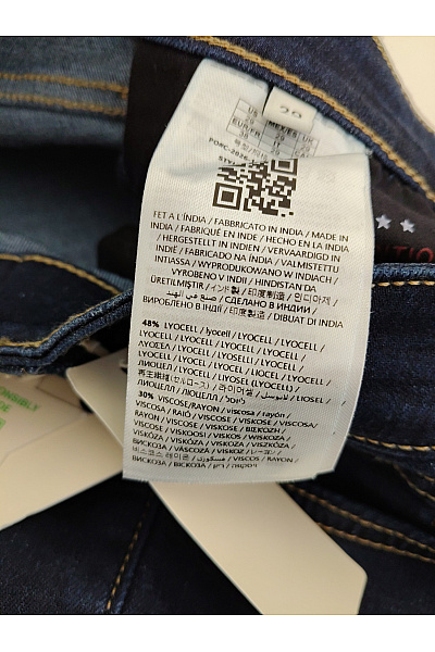 Guess Dámské modré skinny džíny s vysokým pasem Vel. US W29 L32 | Guess | obrázek 8