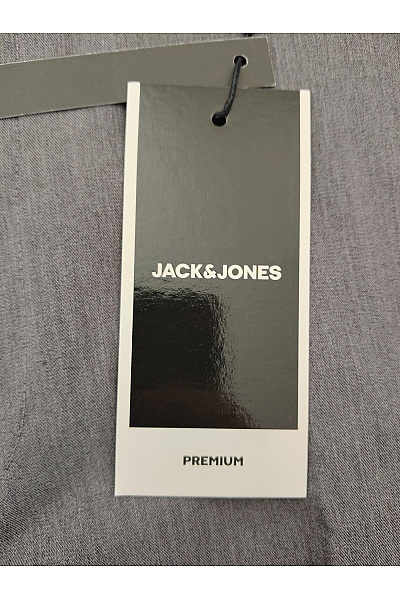 JACK & JONES Pánské šedé společenské kalhoty s puky Velikost EU 52 | JACK & JONES | obrázek 5